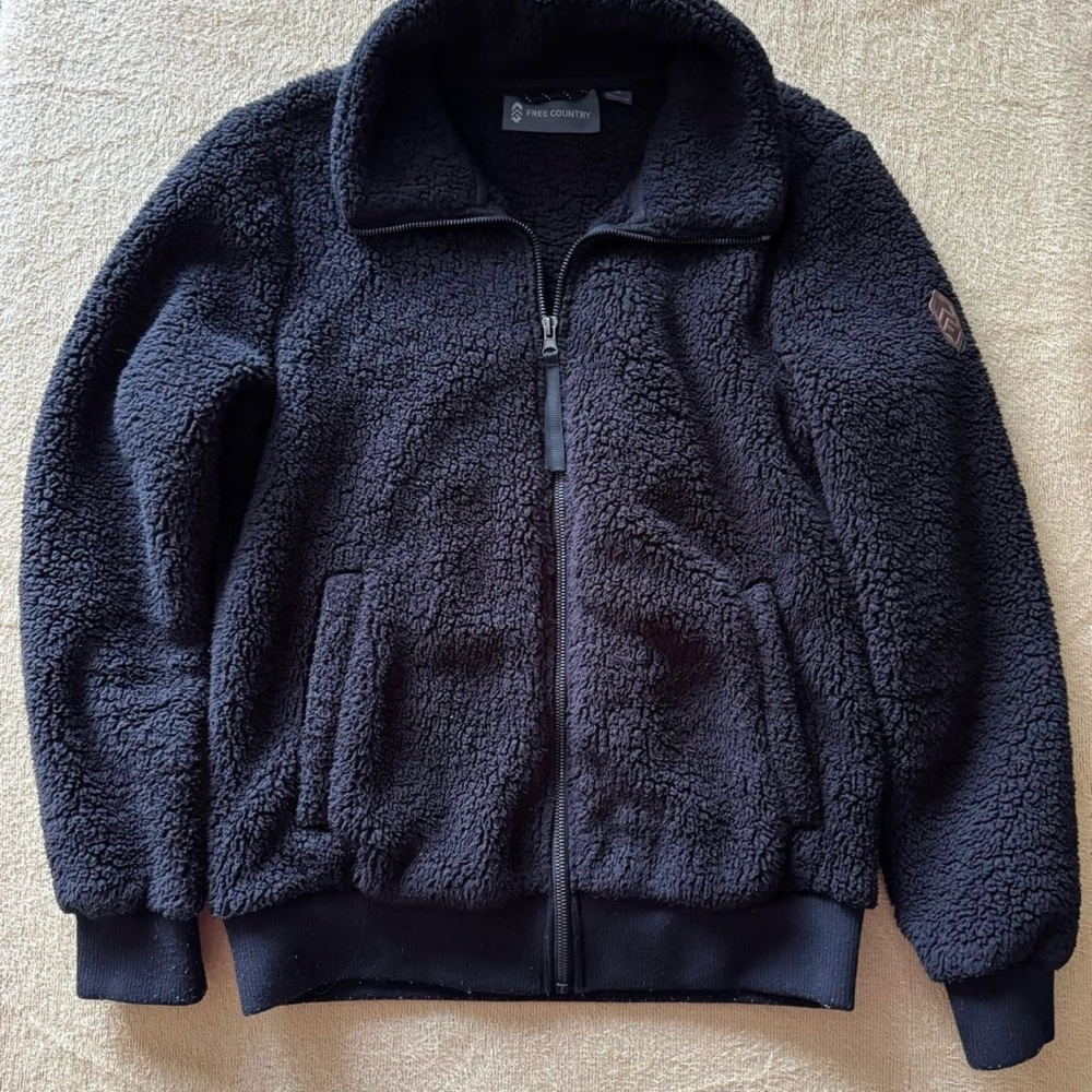 Free Country Charcoal Teddy Jacket